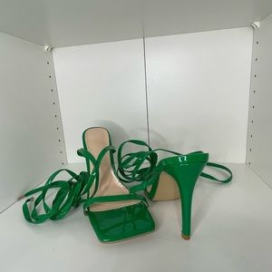 Green heels